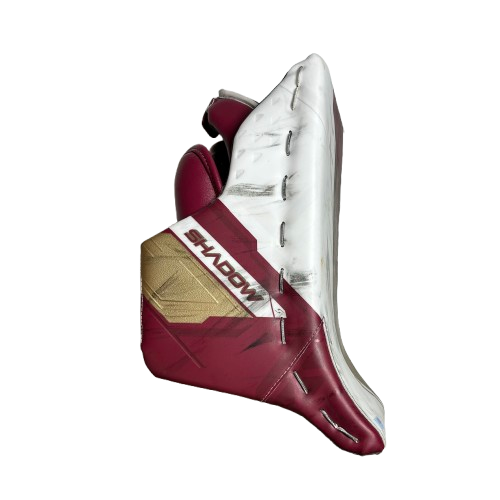 Bauer Supreme Shadow - Bloqueur de gardien de but Pro Stock d'occasion (marron/blanc/or)
